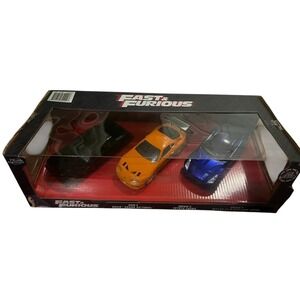 Fast & Furious Diecast  Set Buick Grand National Toyota Supra Nissan GT-R R35